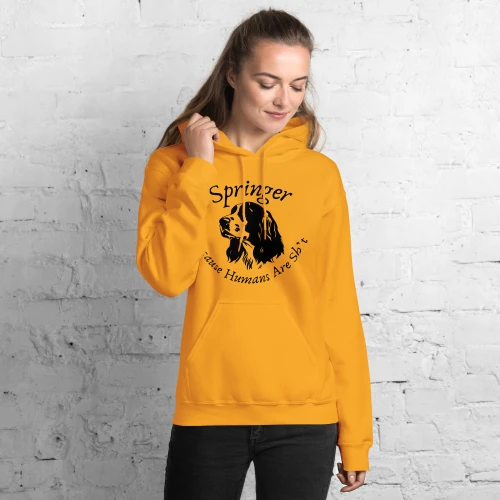 Women’s Because Humans Are Sh*t – Springer FETCH Hoodie