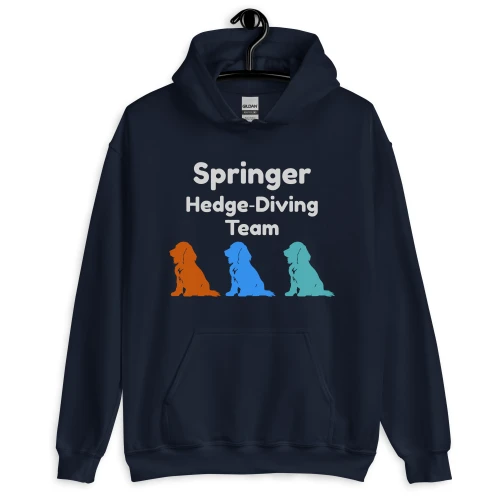 Men’s Hedge Diving Team – Springer Spaniel FETCH Hoodie
