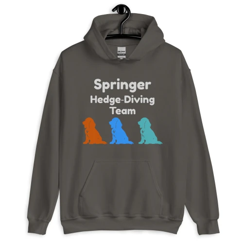 Men’s Hedge Diving Team – Springer Spaniel FETCH Hoodie