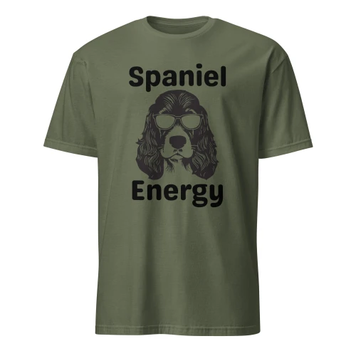 Spaniel Energy – English Springer – Wag Co. Unisex T-Shirt
