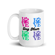 Dog Mum Neon Love – Mug for Bold Everyday Moments