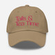 Tails & Tea Time – Embroidered Cap for Dog Lovers