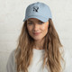 Adjustable Labrador cap with metal buckle and strap for a comfortable, secure fit