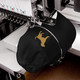 Adjustable Labrador embroidered cap with antique buckle for secure, comfortable fit