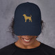 Unisex Labrador baseball cap with crisp embroidery for walks, beach days and everyday wear