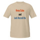 Keep Calm and Jack Russell On – WAG Co. Unisex T-Shirt