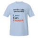 Laser Eyes Engaged–Border Collie–WAG Co. Unisex T‑Shirt