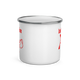 Jack’s Tea Time – Jack Russell Camper Enamel Mug 12oz