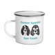 Gun Team – Cocker Spaniel Camper Enamel Mug 12oz