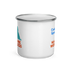 Wag More Worry Less – Cocker Spaniel Camper Enamel Mug 12oz