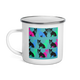 Moorland Mind – Border Collie Camper Enamel Mug 12oz