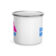 Sheep Whisperer – Border Collie Camper Enamel Mug 12oz