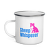 Sheep Whisperer – Border Collie Camper Enamel Mug 12oz