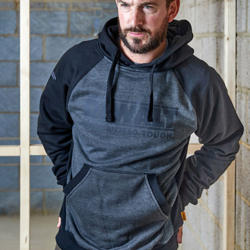 DeWalt Stratford Hoodie Work Hooded Jumper Grey - L
