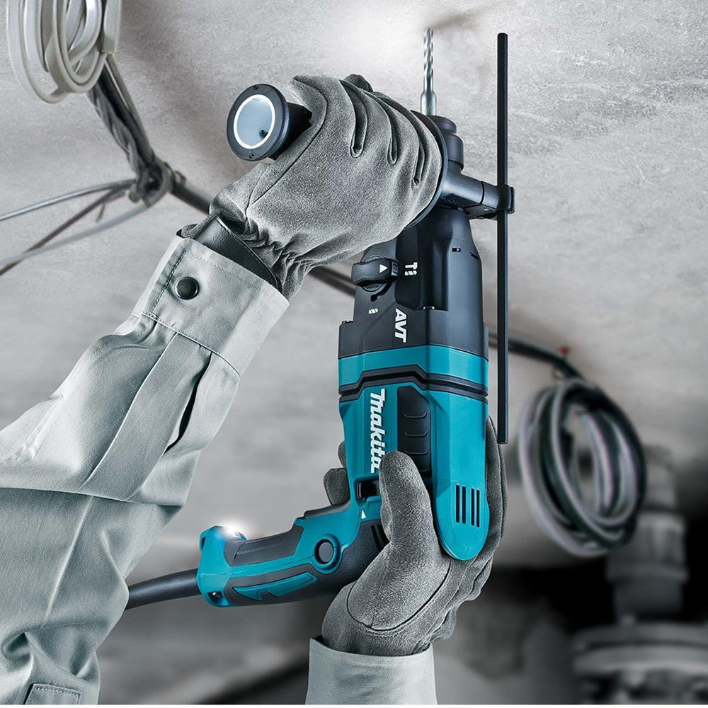 Makita AVT ハンマードリル HR1841F 18mm Makita HR1841F 18mm SDS+ 2 Mode AVT Rotary Hammer Drill with Case