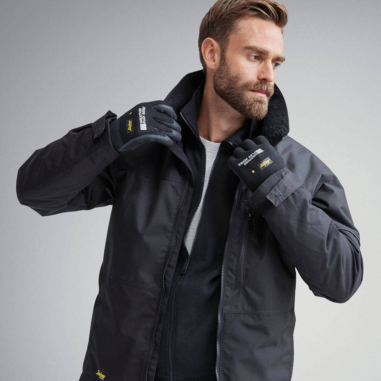 Snickers 1148 Allroundwork Winter Jacket - Black | Snickers Work