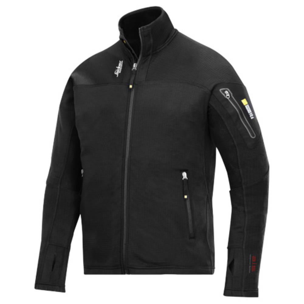 Snickers Body Mapping Micro Fleece Jacket (Black) - ITS