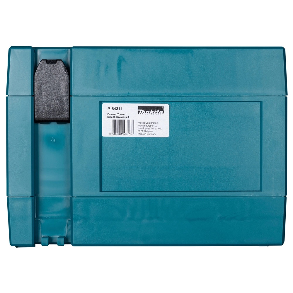 Makita P-84311 MAKPAC – Valigetta Impilabile Con 4 Cassetti Per Utensili, 295x395x210 Mm