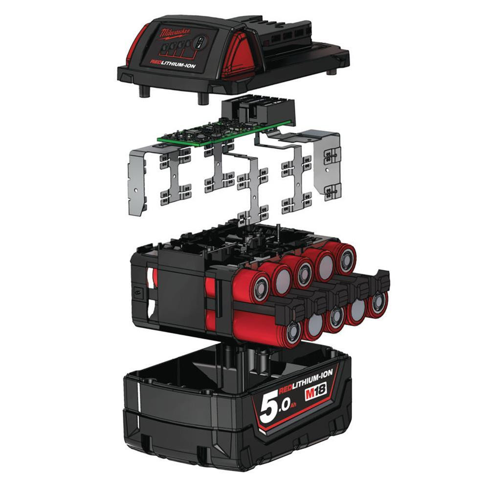 Milwaukee M18 B5 18V Li-Ion Battery Milwaukee Batteries
