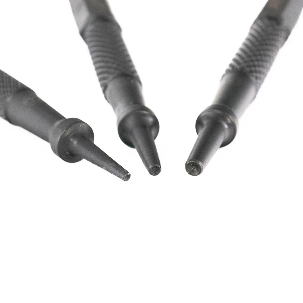 Silverline 3-Piece Nail Punch Set – Hardened Carbon Steel, Includes 1/32", 2/32", 3/32" Sizes