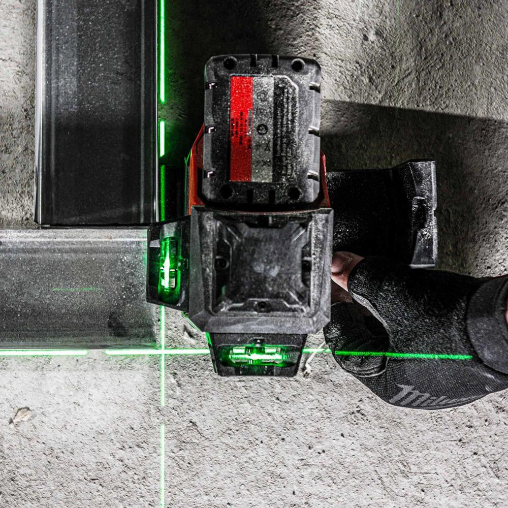 Milwaukee M12 3PL-0C 12V Green 360° Plane Laser with Case