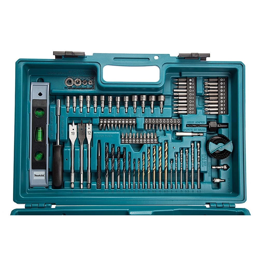 Makita DHP484STX5 18V LXT Combi Drill, 101 Piece Bit & Accessory