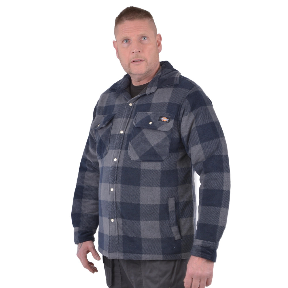 Dickies Portland Shirt (Blue) | Dickies Work Jackets | ITS.co.uk