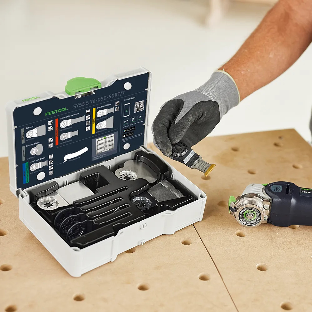 Festool SYS3 S 76-OSC-SORT/7 Multi Tool Blade Set | Festool Multi