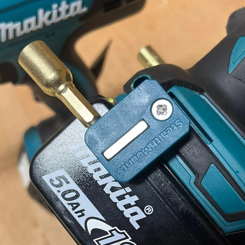 StealthMounts BLUE Stubby Bit Holder for Makita Pack of