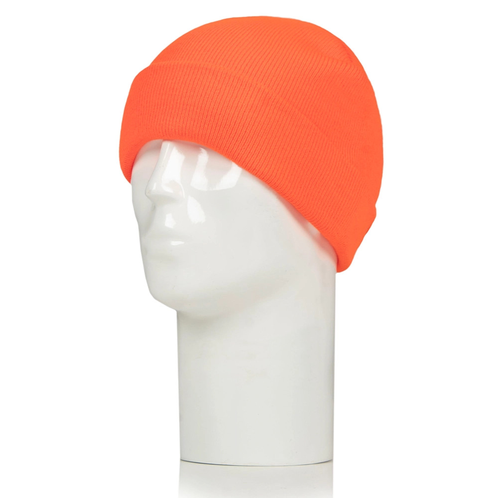 帽子 BEANIE 01 / BEANIE / ACRYLIC / ORANGE Work Force Beanie Hat - Orange | Work Force Hats | ITS.co.uk