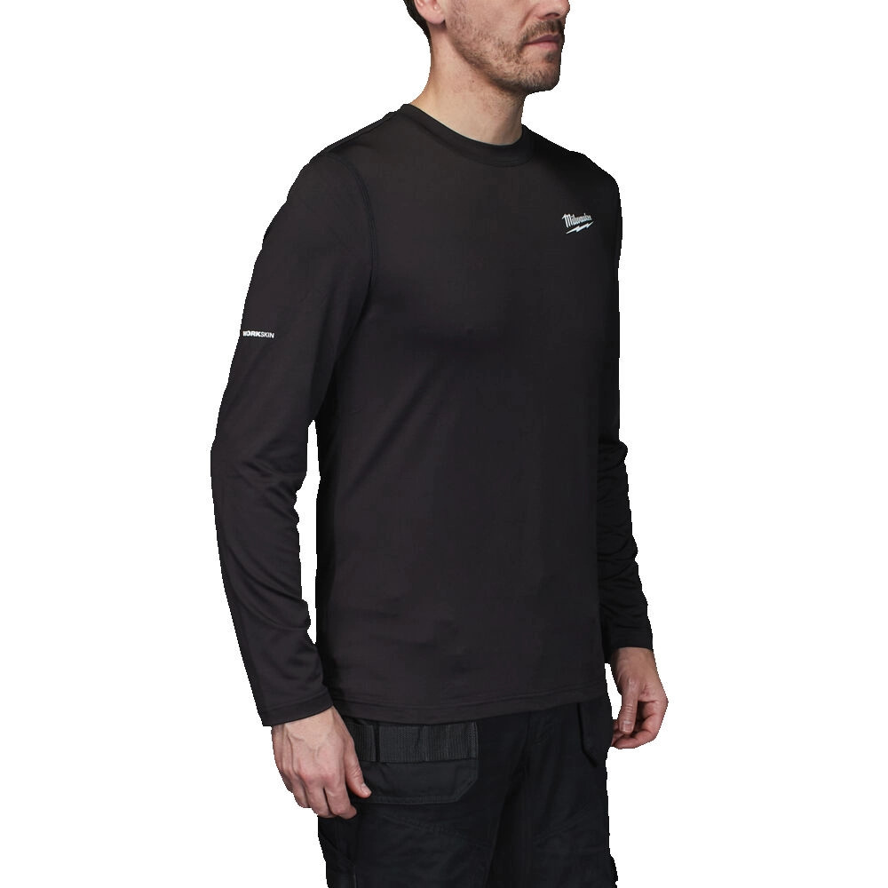Chandail homme WORKSKIN à manches longues, gris, grandeur Grand de