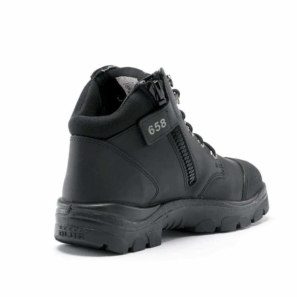 Steel Blue Parkes Zip Scuff S3 Safety Boots - Black - ITS