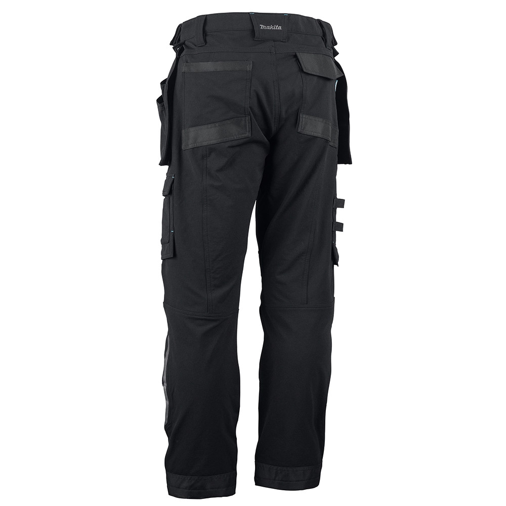 Makita MK304M Onyx Stretch Trousers - Black - ITS