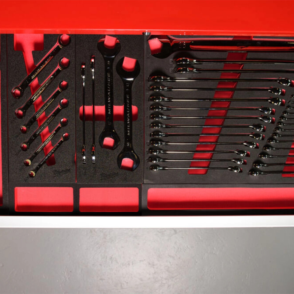 MYWAY FEUERHAND276セット Milwaukee 27 Piece Max Bite Combination Spanner Foam Set - ITS