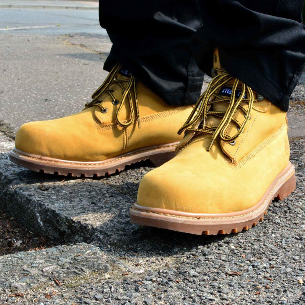 Caterpillar Holton Safety Boots Honey
