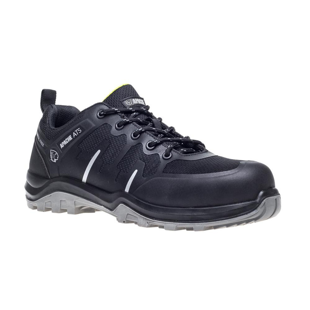 Apache Orion Non-Metallic Safety Trainers - Black | ITS.co.uk|
