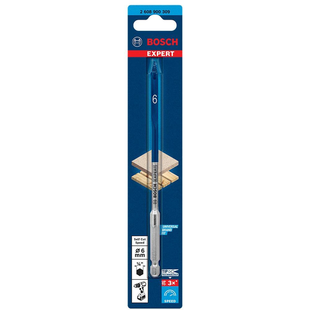 Mèches à bois plates SelfCut Speed 6 x 152 mm BOSCH EXPERT 2608900309 - BOSCH EXPERT - 2608900309