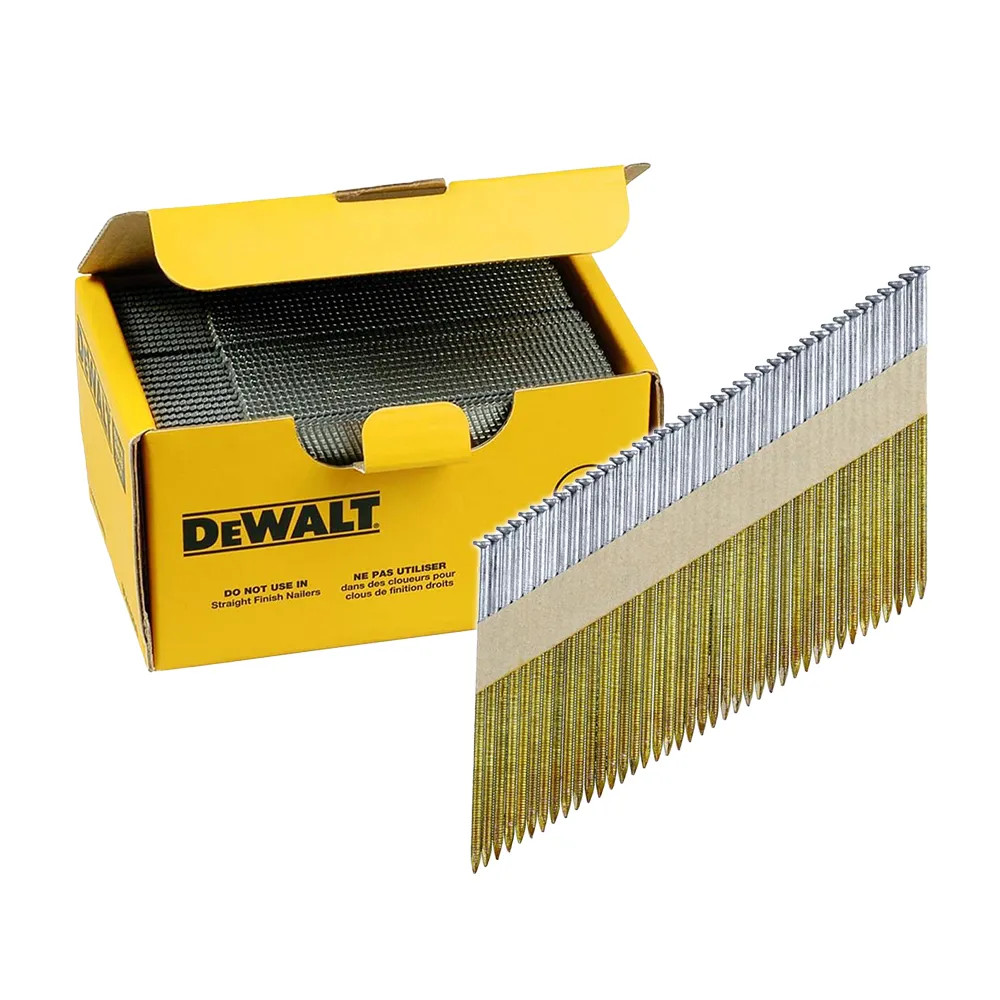Dewalt 90mm x 3.1mm 34 Ring Shank Bright Ring Nails Pack of 2200