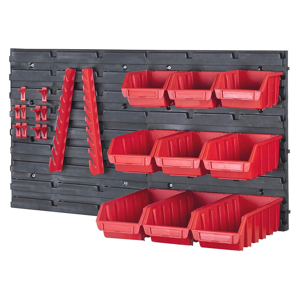 22 Piece Wall Storage Bin Set