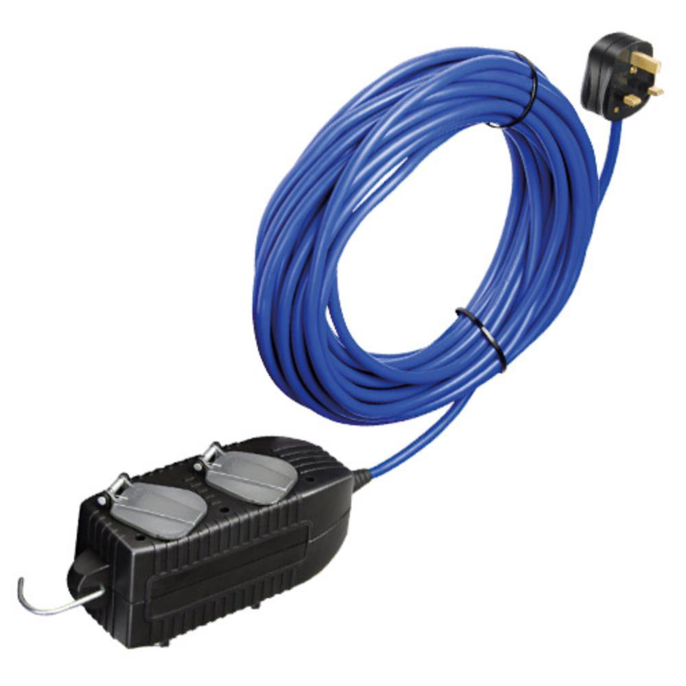 Brennenstuhl 240v 14mtr Extension Cable 4 Way Powerblock - ITS