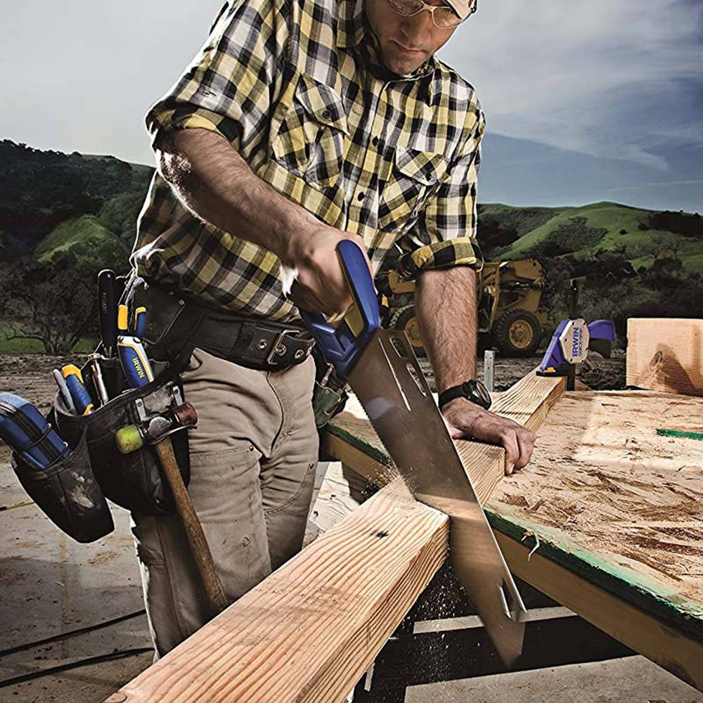 Irwin Evo Handsaw Universal Short 425mm 10T/11P ITS.co.uk