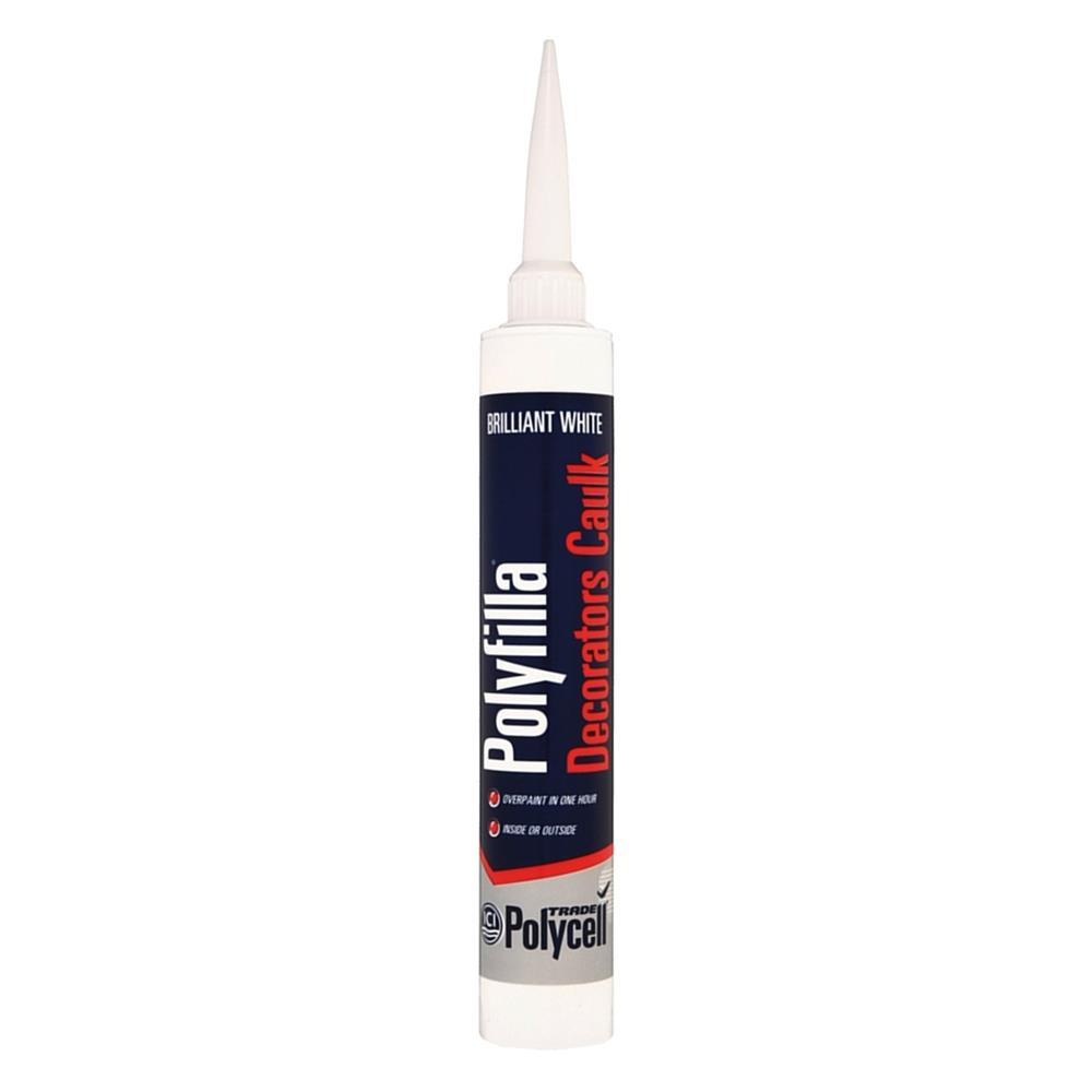 Polycell Trade Polyfilla Decorator's Caulk 380ml White ITS.co.uk