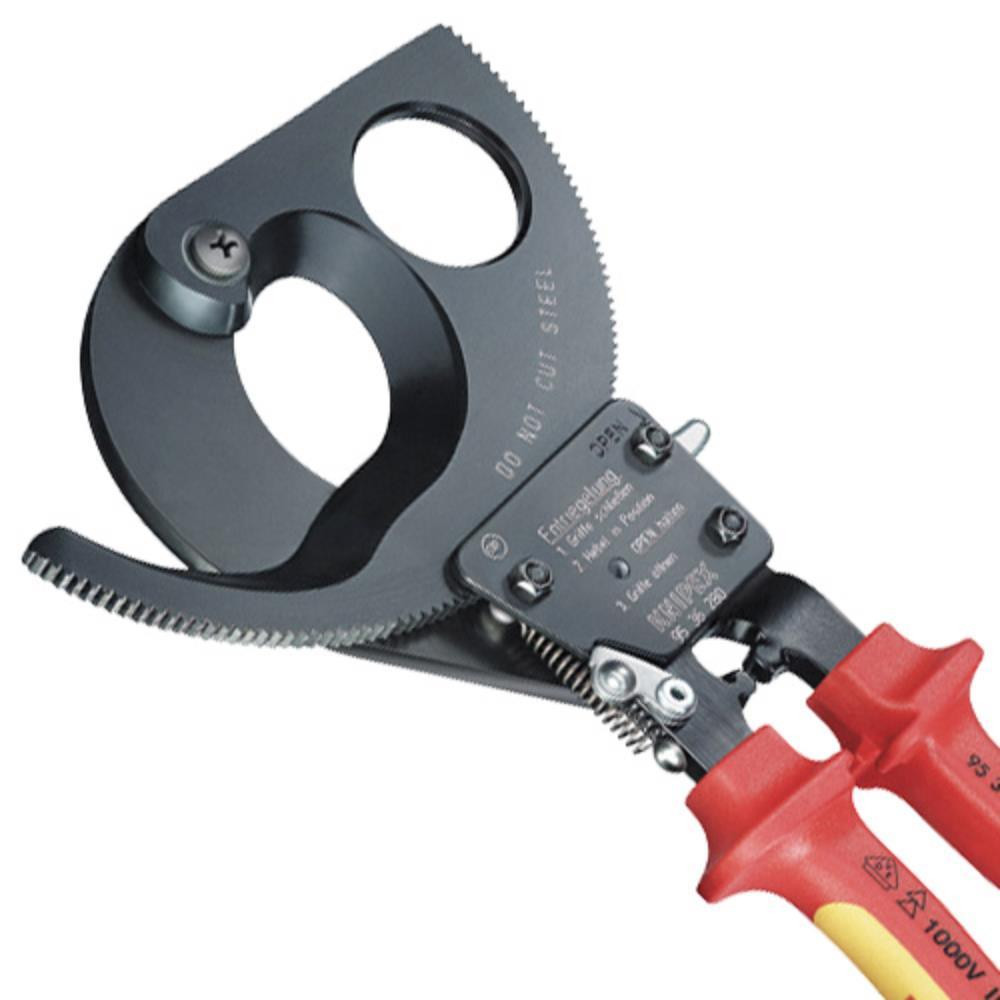 Knipex VDE Ratchet Action Cable Cutter 250mm ITS