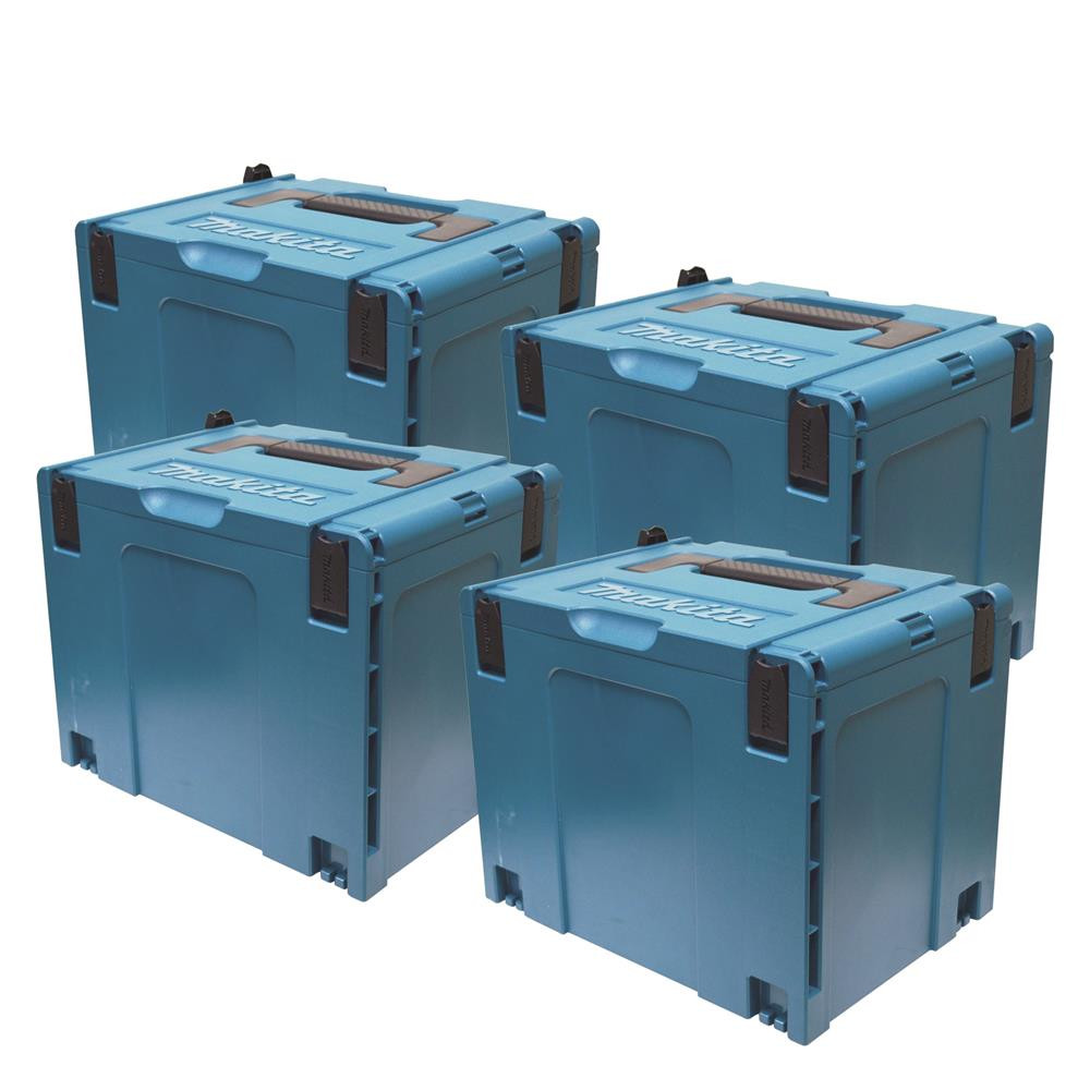 Makita MAKPAC 821552-6 Type 4 X-Large Connector Case - Pack of 4
