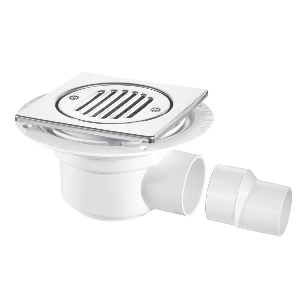 McAlpine 50mm Water Seal Shower Gully/Horizontal Outlet for Tiled or