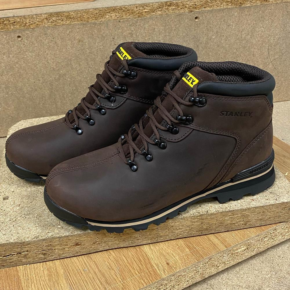 Stanley Boston Safety Boots Brown ITS.co.uk