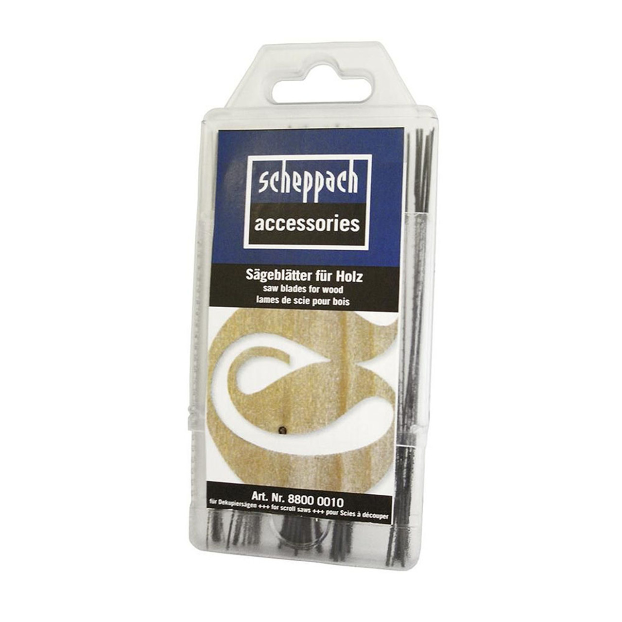 Scheppach Scroll Saw Blades 60 Pack Assorted Wood