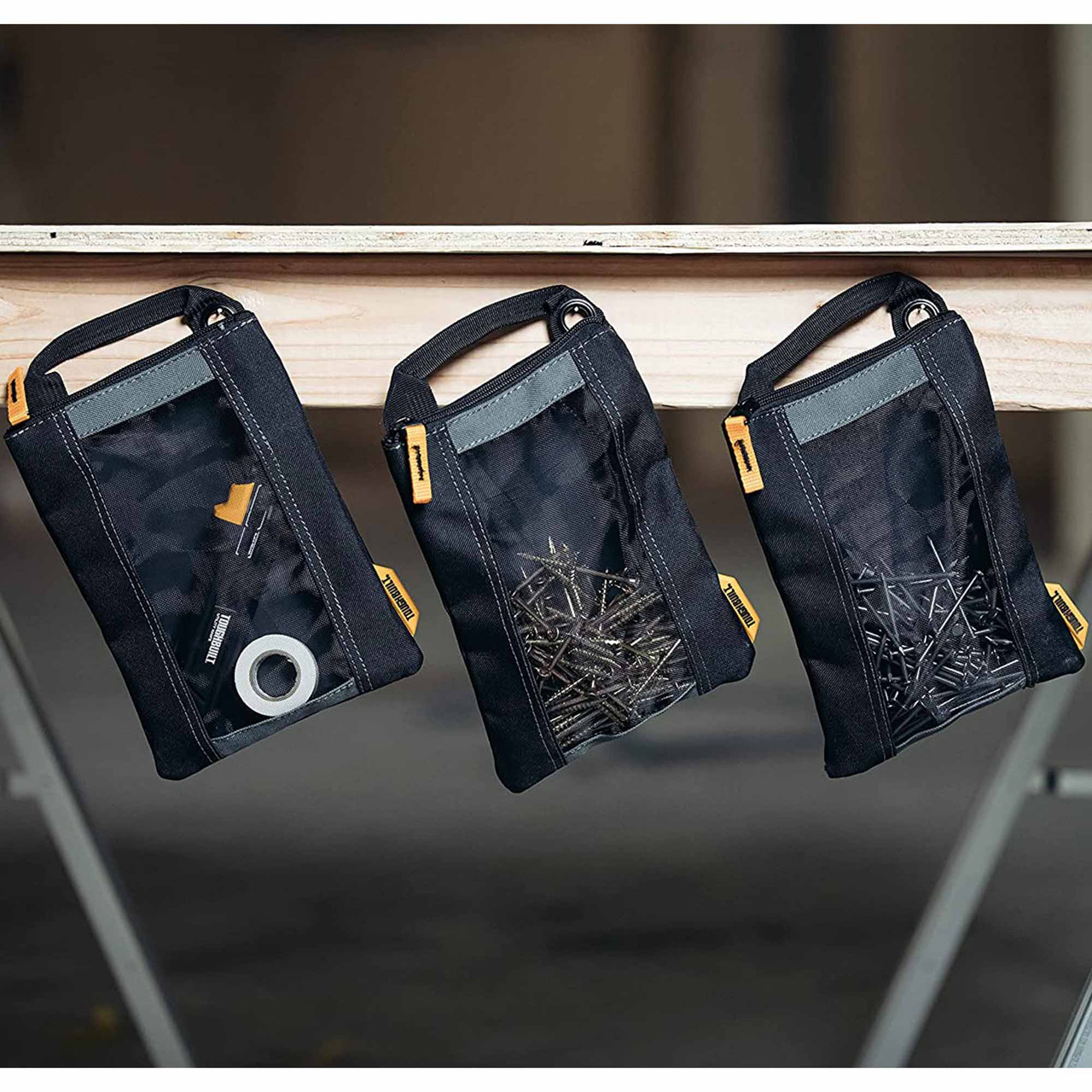 Toughbuilt 3 Pack Fastener Bags ITS.co.uk