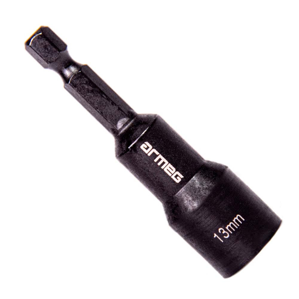 Armeg 1/4 Inch Impact Rated Nut Driver 13mm | Armeg Nut Drivers | ITS.co.uk