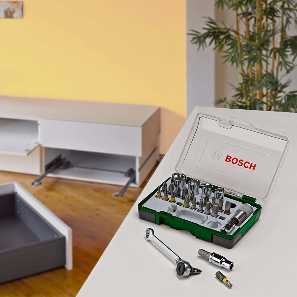 Bosch 27 Piece Ratchet Screwdriving Set ITS.co.uk